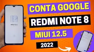 REMOVER CONTA GOOGLE REDMI NOTE 8 ATUALIZADO 2023 MIUI 12.5 ANDROID 11 SEM PC SEM BAIXAR APLICATIVOS