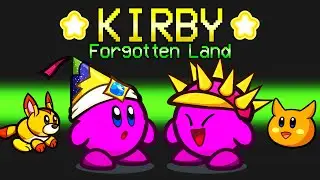 Playing KIRBY FORGOTTEN LAND in Among Us