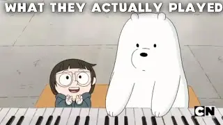 Pianos are never animated correctly (We Bare Bears)