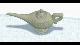 Curved Text using Tinkercad