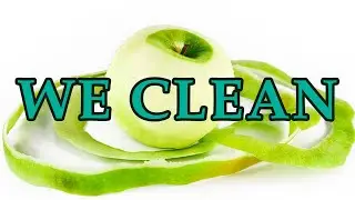 We Clean Apple Cutting