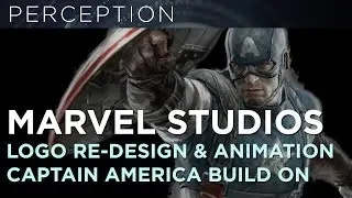Marvel Studios Logo Re-Design and Animation-Captain America Concept Art Animated Build
