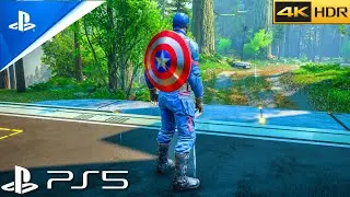 CAPTAIN AMERICA Gameplay | Marvel's Avengers Walkthrough -(PS5)Game | 4K 60FPS - No Commentary