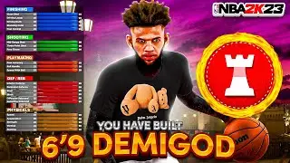 THIS 6'9 POINT GUARD DEMIGOD BUILD IS TAKING OVER NBA 2K23! BEST ISO BUILD IN NBA 2K23!