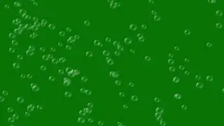 Bubbles #7 - 4K Green screen FREE high quality effects