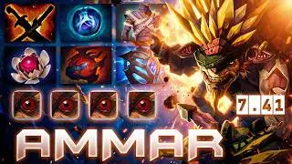 AMMAR Monster Tank Bristleback - Dota 2 7.41 | Dota 2 Pro Gameplay!