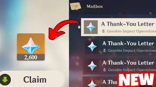 🔥 2600 PRIMO GEMS 3 WALKING MOON GIVEAWAY IN GENSHIN IMPACT