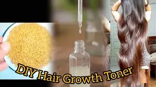 Homemade Hair Growth Toner| Serum DIY  Serum, Pack and Drink For Extreme Hair Growth|| nidi Creation