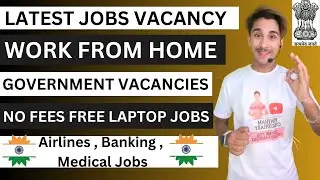 Daily earning😍work from home, government jobs, Banking, Airlines, Medical ,teaching all type of job
