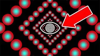 Crazy Optical Illusion Red