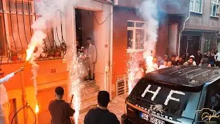En Güzel Gelin Alma Konvoy Videosu - Şen Ola Düğün - Bize Derler Manastırlı  Bayrampaşalı - Güldalım