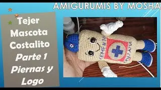 MAscota costailito parte 1 piernas y logo ytb