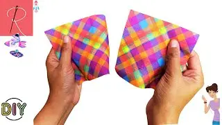FAÇA EM MENOS DE 10 MINUTOS 🌟 QUADRADOS DE TECIDO 🌟 COSTURA CRIATIVA 🌟 CANAL DA ROSA