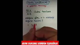Temel Kavramlar Güzel Soru Pratik Çözüm 🔥💯☑️