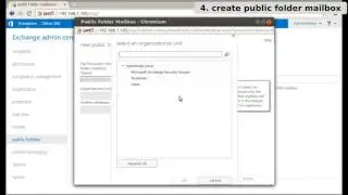 Exchange 2013 create mailbox and public folders