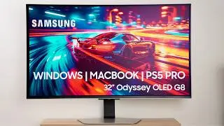Samsung Odyssey OLED G8 G81SF Review : The ULTIMATE 32-inch 4K OLED Gaming Monitor?
