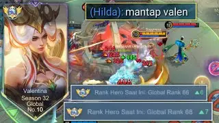 GLOBAL VALENTINA PUSH MMR SOLO RANK DI MYTHIC GLORY!! TERNYATA SE ASIK INI SOLO - MOBILE LEGENDS