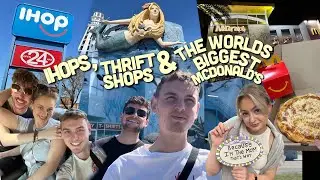 OUR FIRST TIME AT IHOP, 7 ELEVEN AND THE WORLDS BIGGEST MCDONALDS