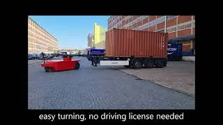 Trailer Mover 5XL - это электрический тягач для маневровых полуприцепов с максимальным весом 40 тонн
