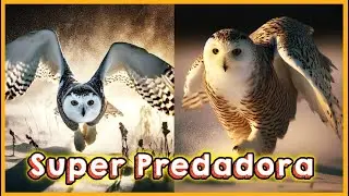 Coruja das Neves Super Predadora do Ártico