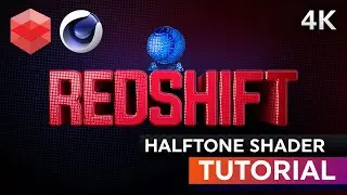 Creating a Halftone Shader in Redshift - Cinema 4D Tutorial