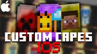 How to get CUSTOM CAPES In Mcpe On IOS (Best Method)