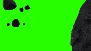Meteor Floating - Royalty Free Green Screen Animation
