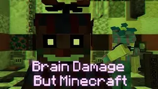 FNF Brain Damage But Minecraft - Original FNF Mod From Vs FNAF 3