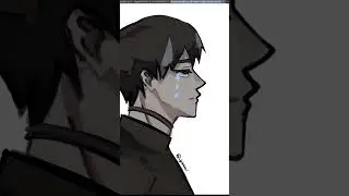 Emo boy🖤 drawing in Clip Studio Paint 
