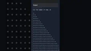 program to print pyramid and pattern #shorts #coding #programming #program #viral
