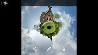 How to make a Tiny Planet from a 360° panorama with Google Camera!!