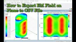 How to Export EM Field on Plane to CSV File