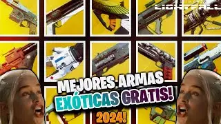 MEJORES EXÓTICOS GRATIS 2024 y FORMA FINAL! Destiny 2 Lightfall