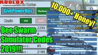 Roblox Bee Swarm Simulator Codes 2019!