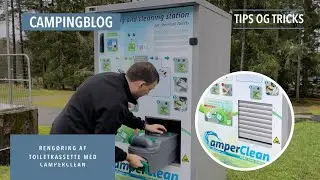 Rengøring af  toiletkassette med CamperClean