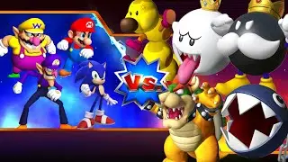 Mario Party 9, but Sonic plays Mario's Bosses (Boss Rush)
