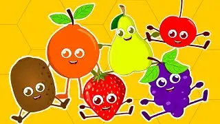 Ten Little Fruits, Counting Songs and Nursery Rhymes for Kids