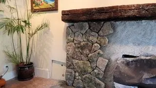 How I Veneer Stone Fireplace Using Natural Thin Stone