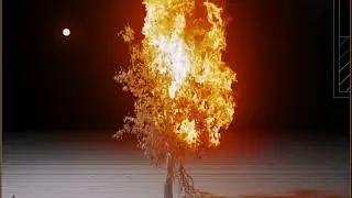 Chaosgroup PhoenixFD - Burning Tree