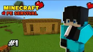 Minecraft Pe Survival Series Part 1 || In Hindi 1.21 || New Beginning || Made A Op Survival Base 😯