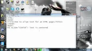 How to align HTML text