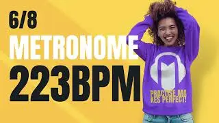 👉 6/8 METRONOME 223 BPM