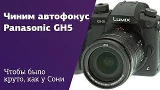 Чиним автофокус в камере Panasonic GH5