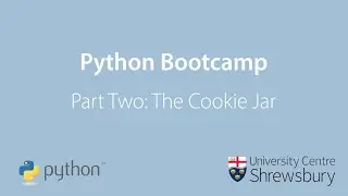 Python Bootcamp Part Two: The Cookie Jar