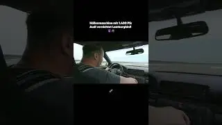 Höllenmaschine mit 1.400 PS! 🐺🦾  Audi vernichtet Lamborghini! 😈 | GRIP #shorts #throwback #594