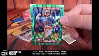 2024 Topps Chrome Breaker's Delight Monster 4 Box Mixer #1