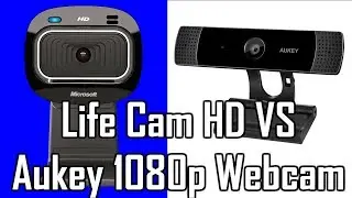 DON'T BUY UNTIL YOU WATCH THIS - Microsoft Life Cam HD WebCam vs Aukey 1080p webcam Review
