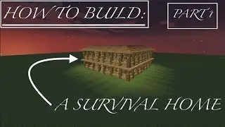 HOW TO BUILD: WOODEN SURVIVAL HOME - Part 1 | MINECRAFT BUILD TUTORIAL