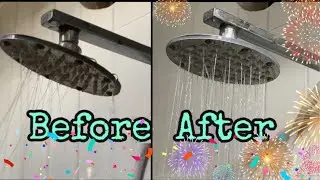 How to clean shower head