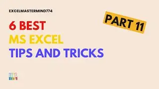 6 Best MS Excel Tips & Tricks To Improve your Skills | Part 11 | Replace WildCard | Highlight Error